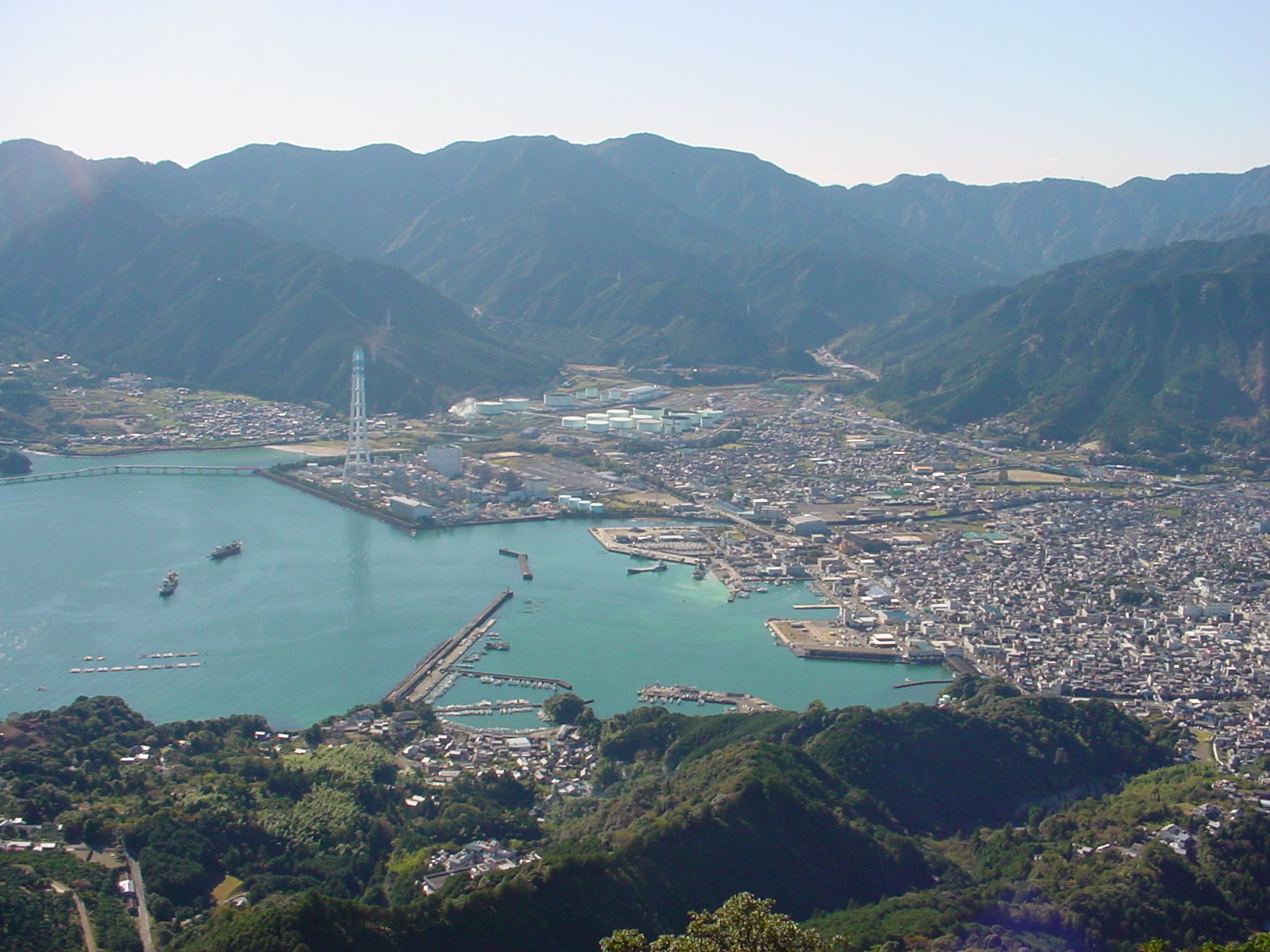 尾鷲市中心部の写真