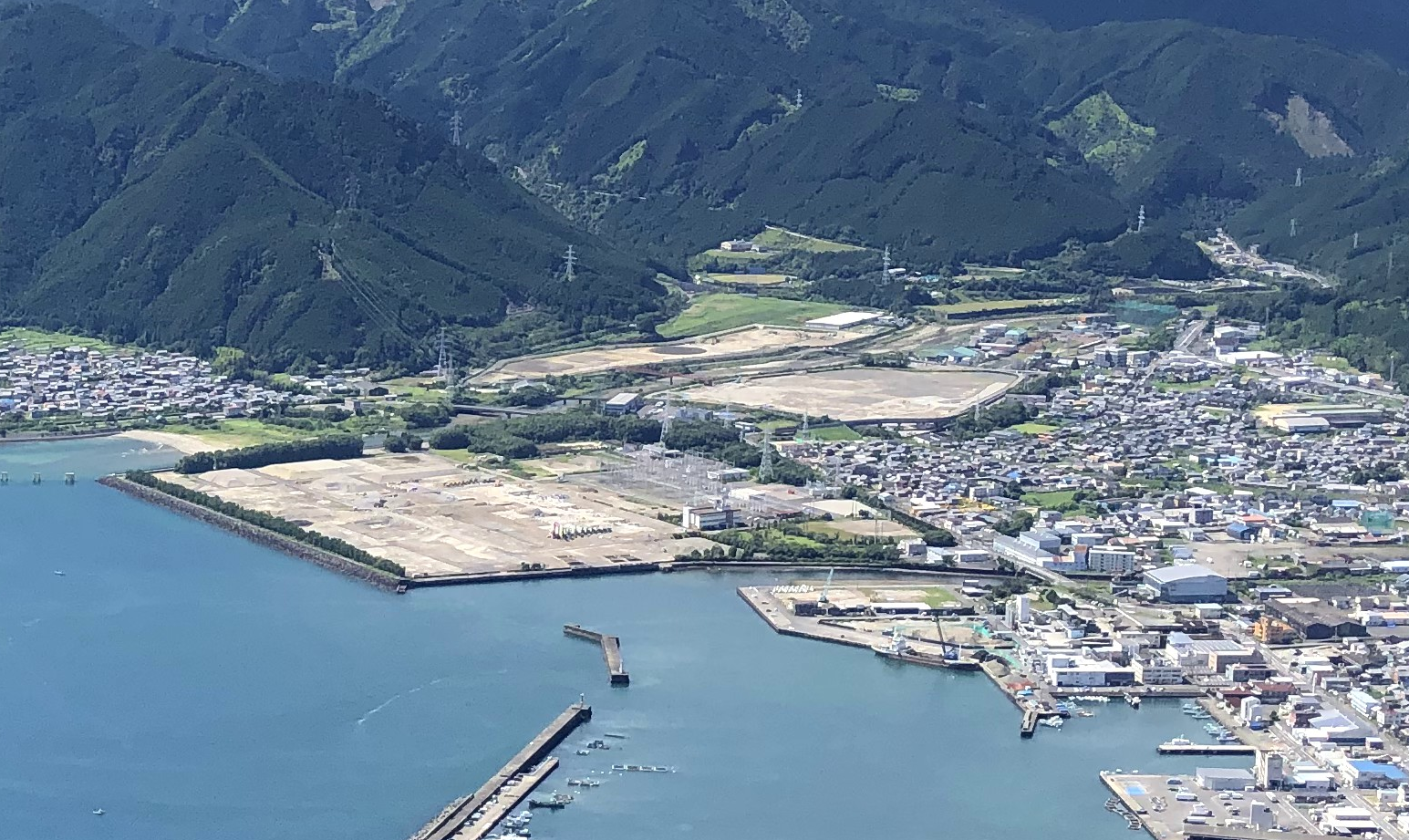 中部電力尾鷲三田火力発電所跡地の写真