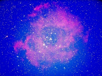 「バラ星雲」画像処理