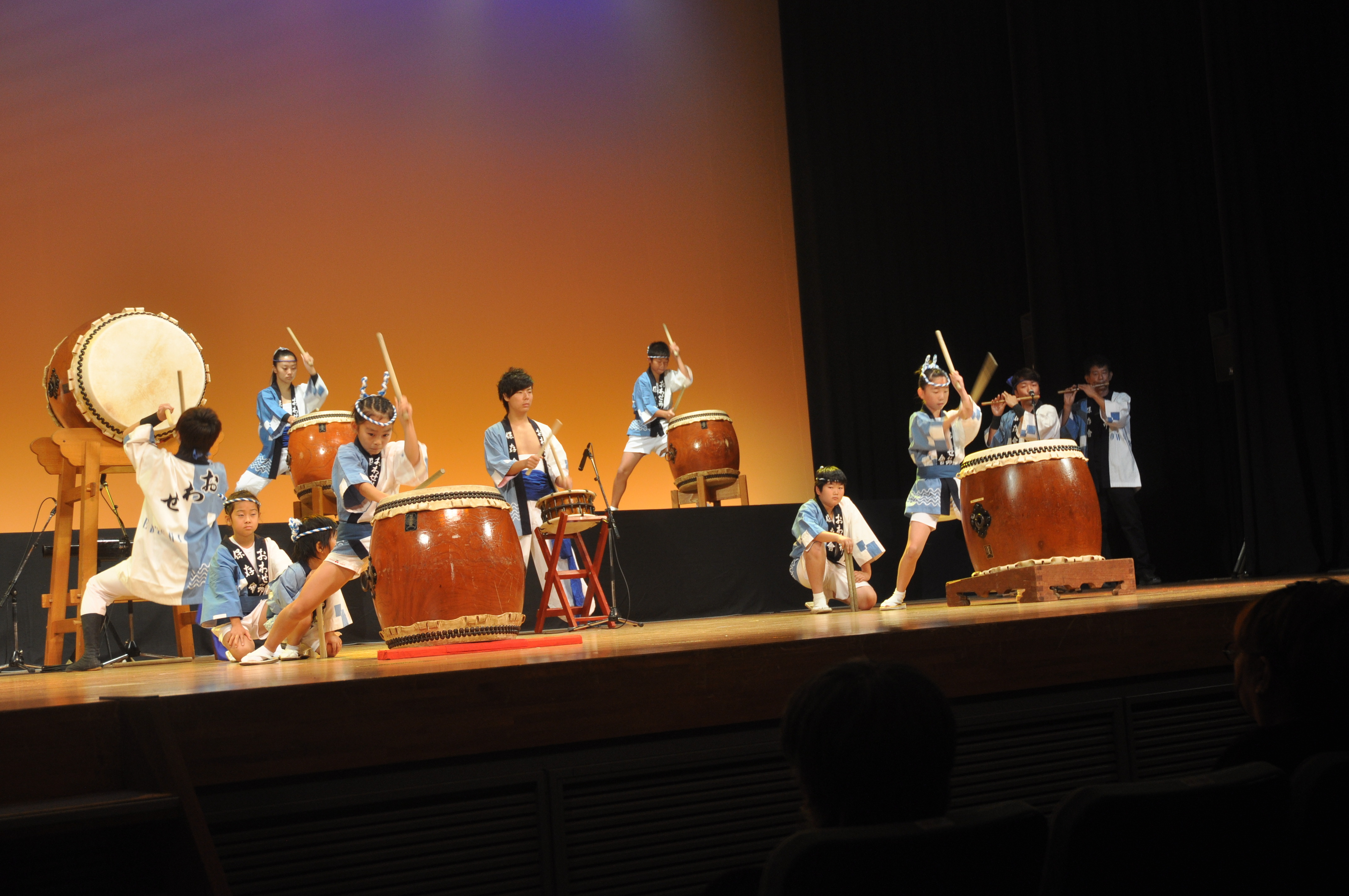 尾鷲節コンクール太鼓披露