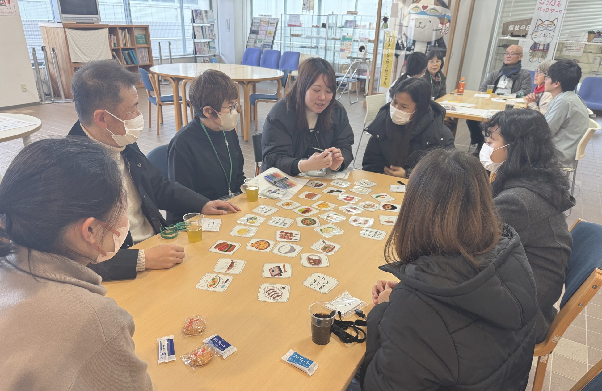 まえのときの日本語サロンのようす