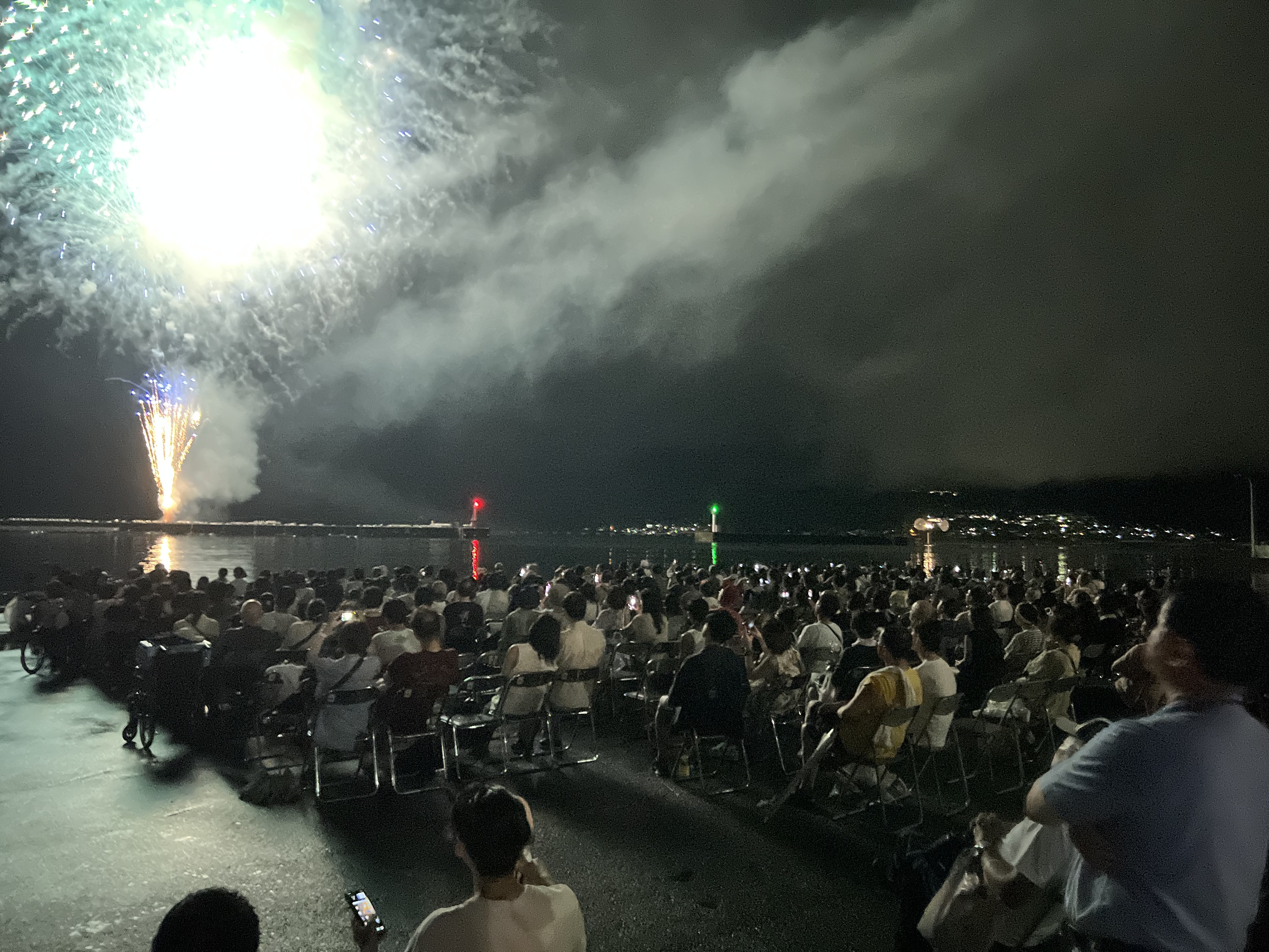 花火観覧席の写真
