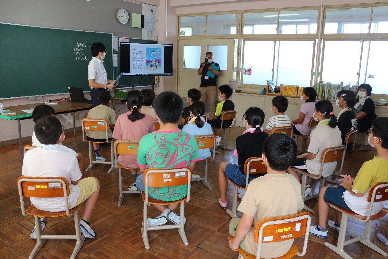 全校登校日の様子