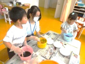 敷物づくり 2