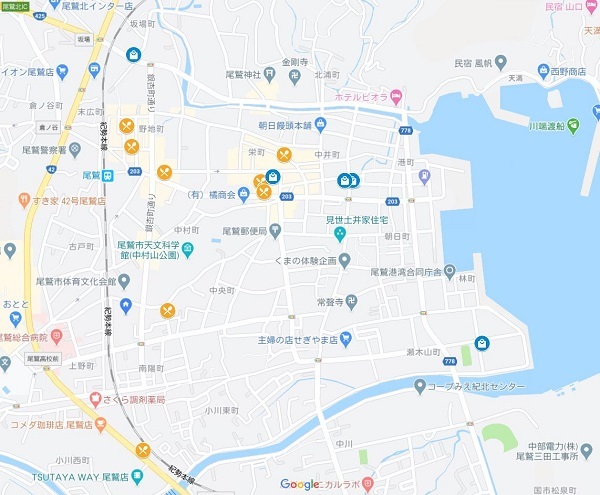 おわせマハタ取扱い店MAP