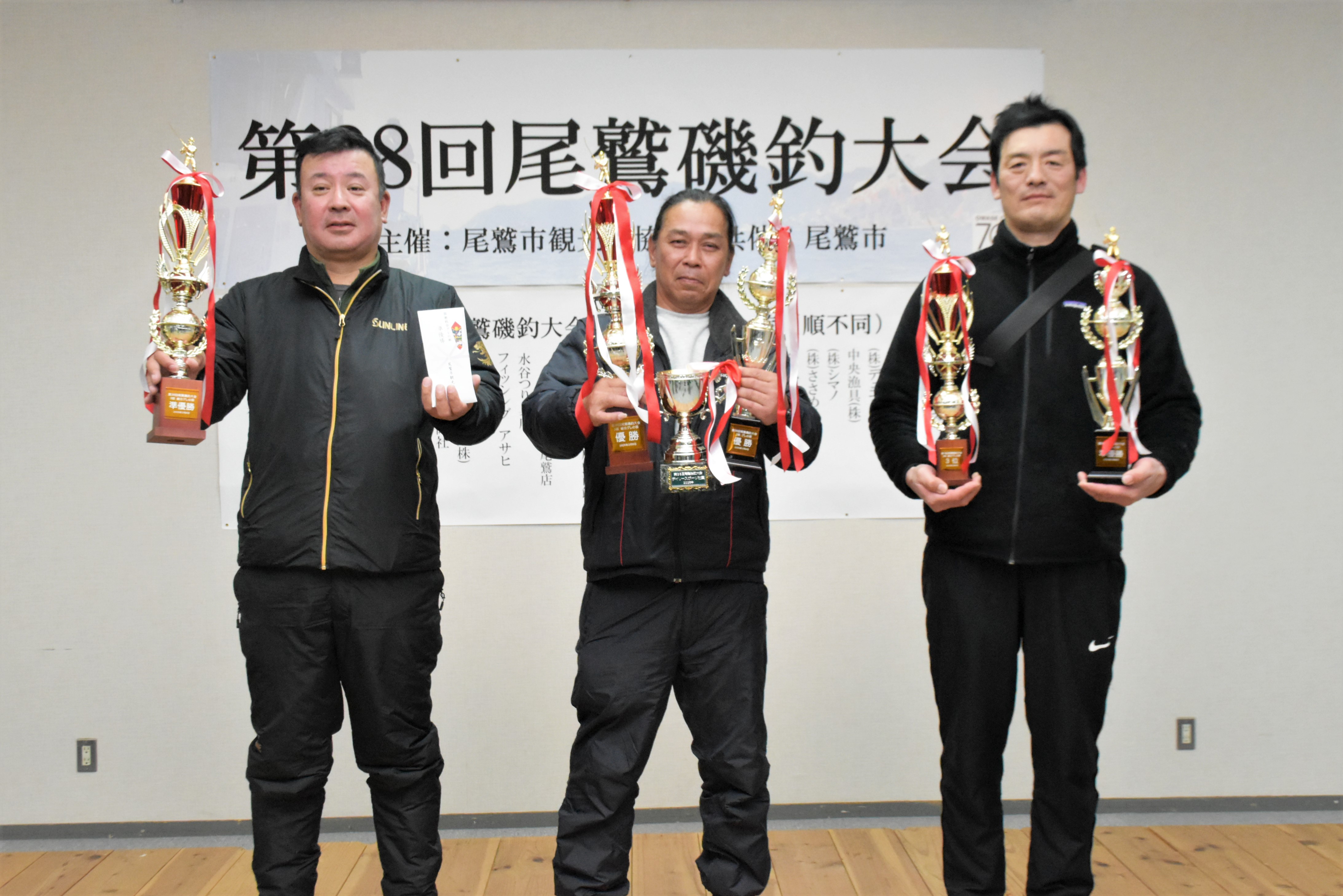 令和６年度「第３８回尾鷲磯釣大会」表彰記録